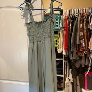 Sage green jumpsuit